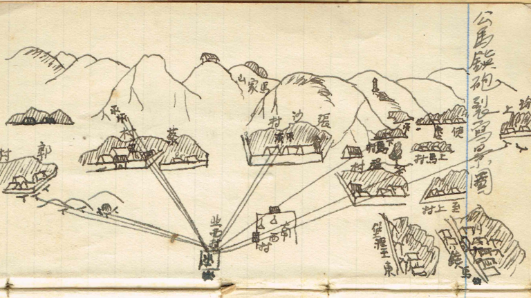 候馬鎮の放列図（サムネイル）